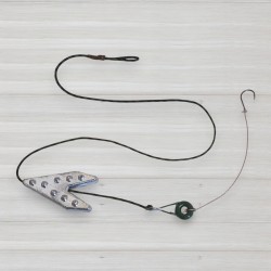 Макушатник оснащений Ластівчин хвіст Sadey, 1 гачок, 70г